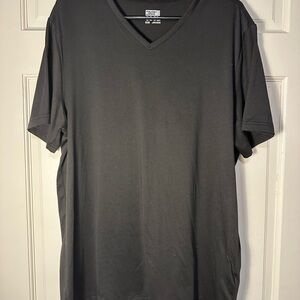 Men's Black V-Neck T-Shirt